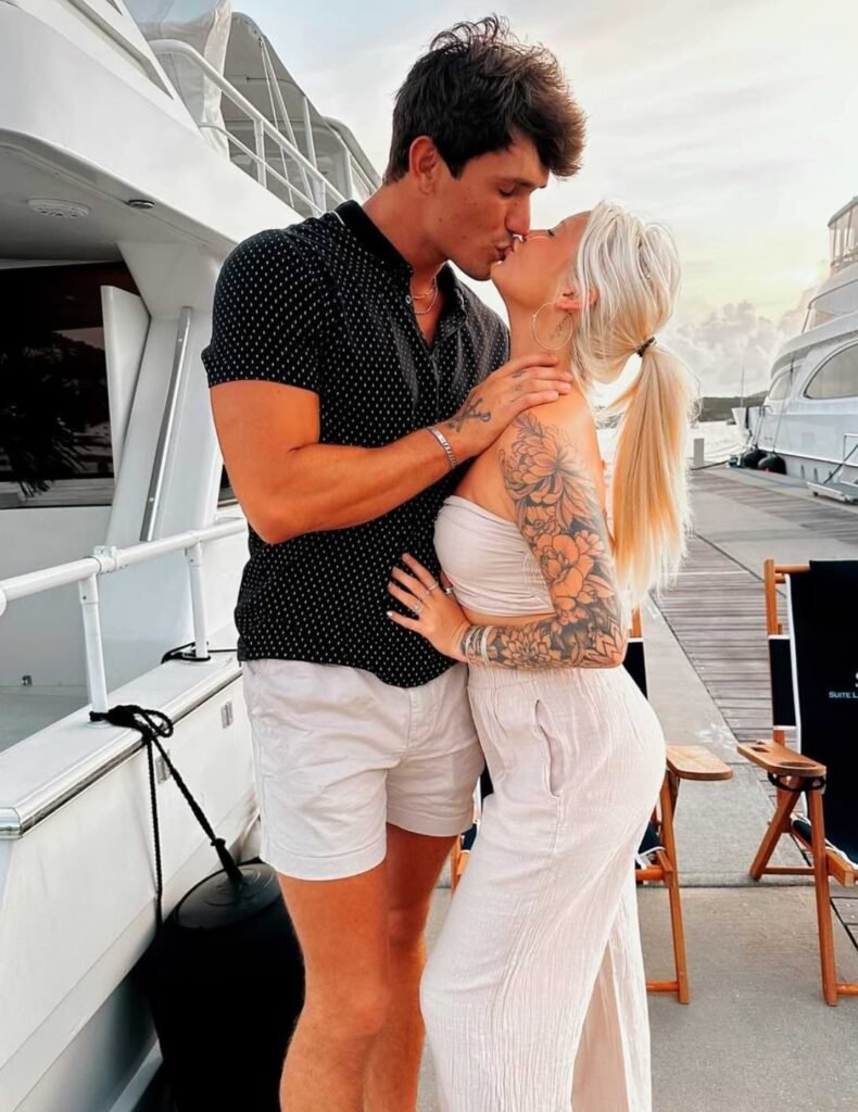 Christen Whitman with her husband jacob savage